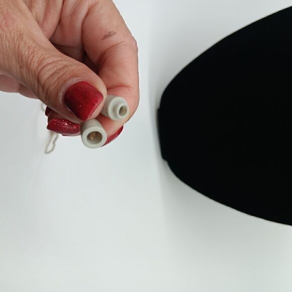 NWOT CHEWABLE CHARMS - The Collins Teething Necklace - Silicone/Beechwood/Satin - Picture 6 of 11